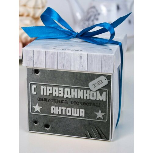 Печенье с предсказаниями Милитари Антоша подарок на 23 февраля любимому