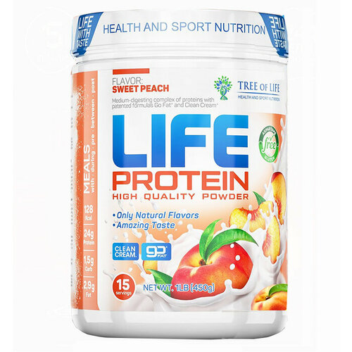   Яндекс Маркет LIFE Protein 450 gr, 15 порции(й),