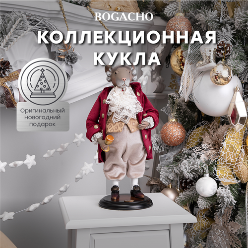 Коллекционная кукла Bogacho Мышонок Ред ручная работа