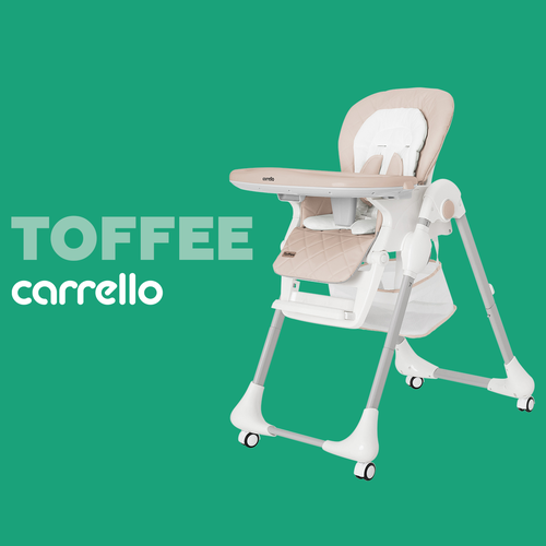 Растущий стульчик карман для игрушек CARRELLO Toffee, light beige