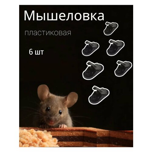 Мышеловка пластиковая 6шт