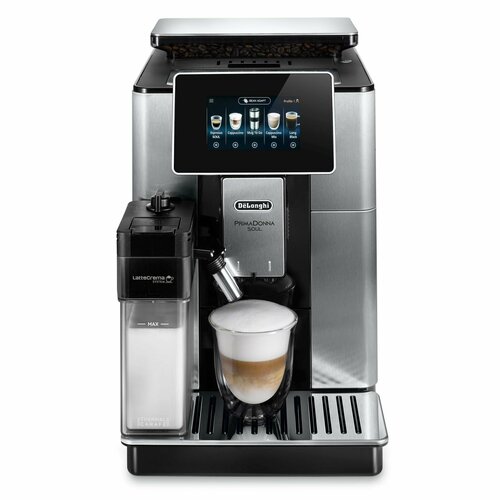 Кофемашина  De'Longhi PrimaDonna Soul ECAM610.74.MB, серебристый