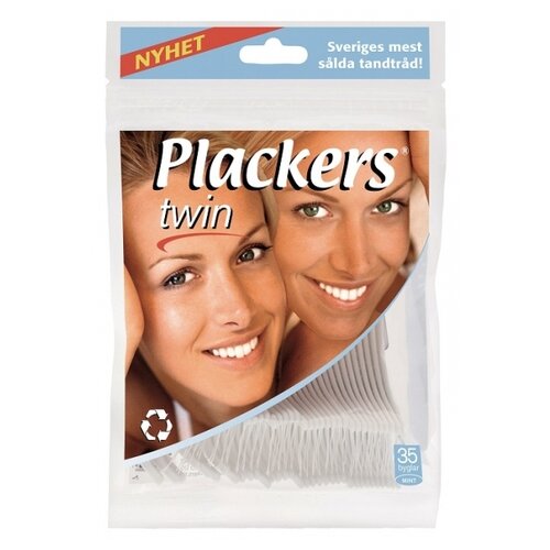 Plackers Twin флоссер для ухода за полостью рта,