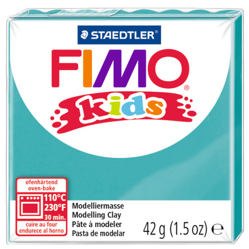 Полимерная глина для детей FIMO kids 39 (бирюзовый) 42г