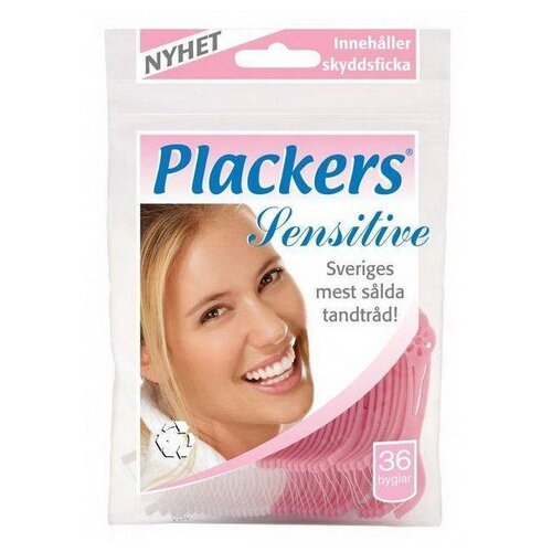 Plackers Sensitive флоссер для ухода за полостью рта, 36 г,