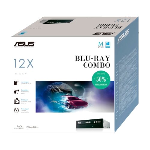 Оптические приводы Привод Blu-ray Asus BC-12D2HT Black