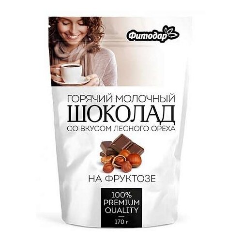 Какао фитодар Горячий шоколад Молочный со вкусум лесного ор