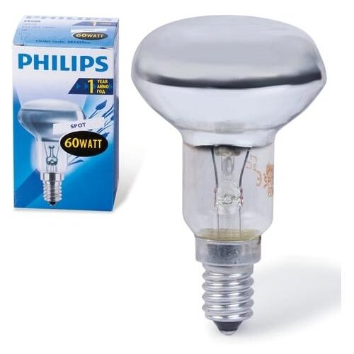 Лампа накаливания PHILIPS Spot R50 E14 30D, комплект 20 шт.,