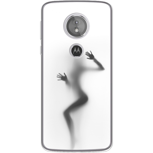 Силиконовый чехол Девушка в душе на Motorola Moto E5 / Моторола Мото