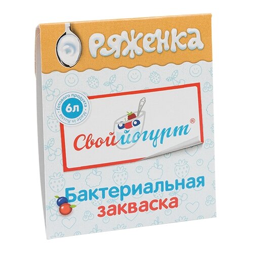 Закваска Свой йогурт Ряженка (1 конверт. 2 порции)