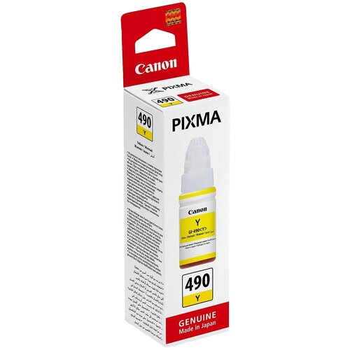  Чернила Canon GI-490Y (0666c001), для Canon PIXMA G2411, Canon PIXMA G3411,