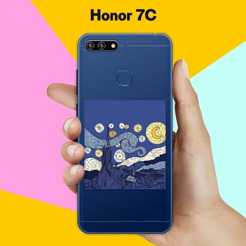 Силиконовый чехол Ночь на Honor