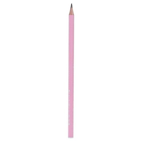 Карандаш чернографитный Graphix Zefir НВ, нежно-розовый, 5 ш