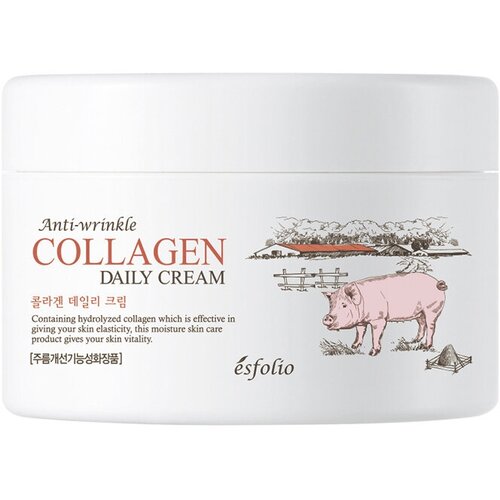 Крем для лица `ESFOLIO` COLLAGEN с коллагеном 200