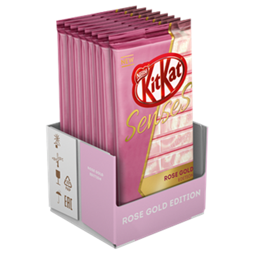 Шоколад KitKat Senses Rose Gold Edition Taste of Strawberry 