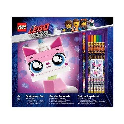 Набор канцелярских принадлежностей LEGO Movie2 Unikitty 10 п