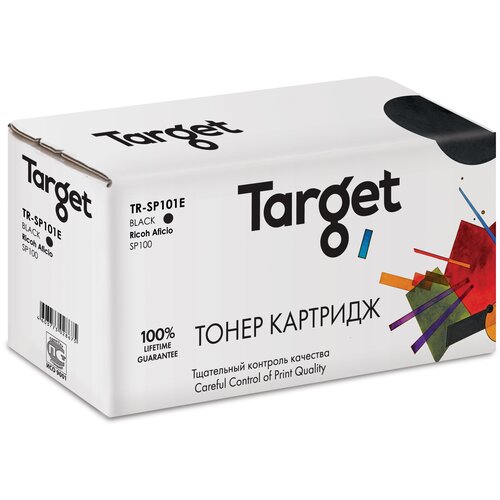 Тонер-картридж Target SP101E, черный, для лазерного принтера,