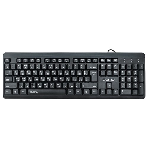 Клавиатура Qumo Kappa K17 Black USB черный, русская, 1