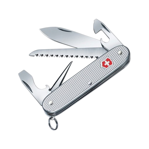 Нож многофункциональный VICTORINOX Farmer Alox серебристый