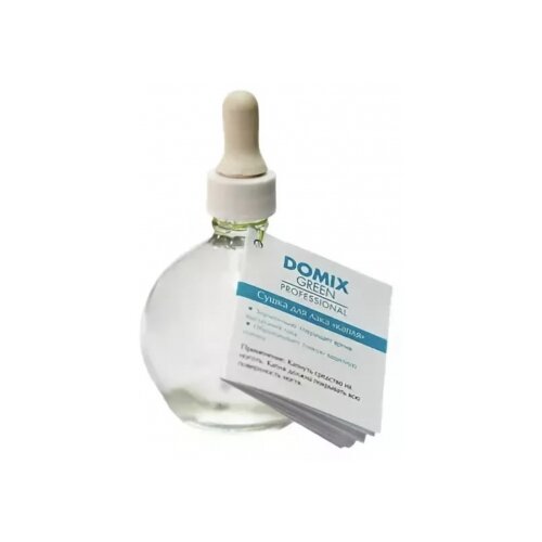 База и верхнее покрытие Domix Green Professional Верхнее покрытие Капля, 75 мл, прозрачный