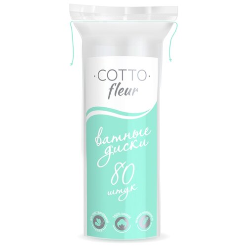 Ватные палочки и диски Ватные диски Cotto Fleur № 80