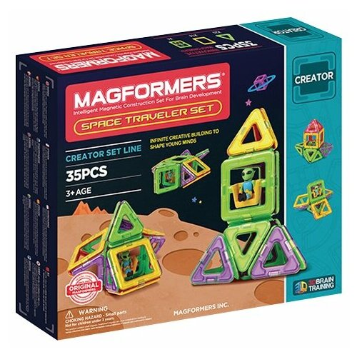 Магнитный конструктор MAGFORMERS 703007 Space Traveler set