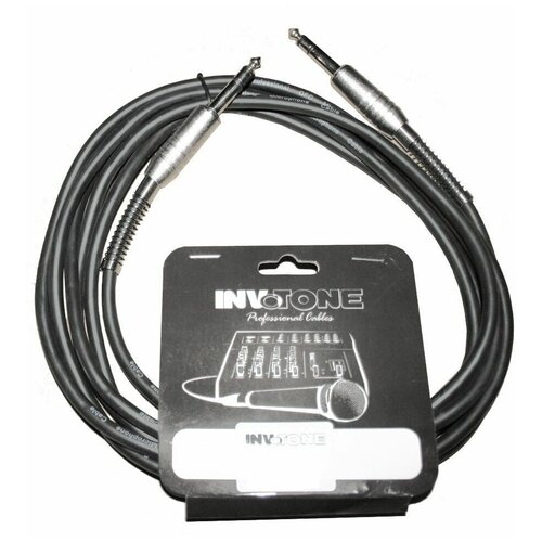 Кабель аудио 1xJack - 1xJack Invotone ACM1205S BK 5.0m