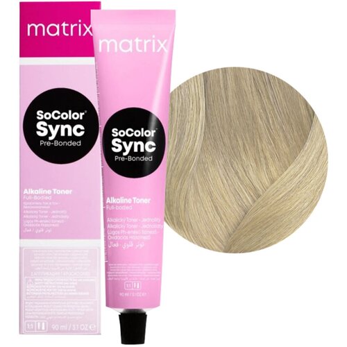 Matrix SoColor Sync краска для волос, 8A светлый блондин пепельный, 90