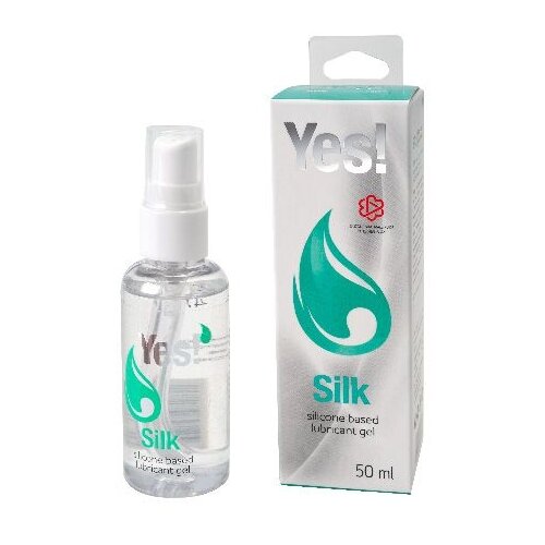 Силиконовая гипоаллергенная вагинальная смазка Yes Silk - 50