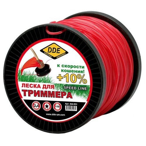 Леска DDE Speed line 2.4 мм 116 м 2.4