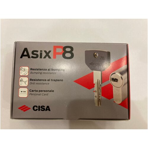 Цилиндровый механизм Cisa (Чиза) 50x30 (дл. шток) ASIX P8 0Q317-07-0-12-SD,