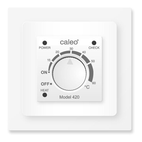 Терморегулятор CALEO 420 бежевый с адаптерами