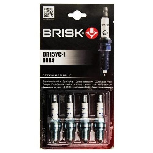 Свеча зажигания BRISK DR15YC-1 черный 4