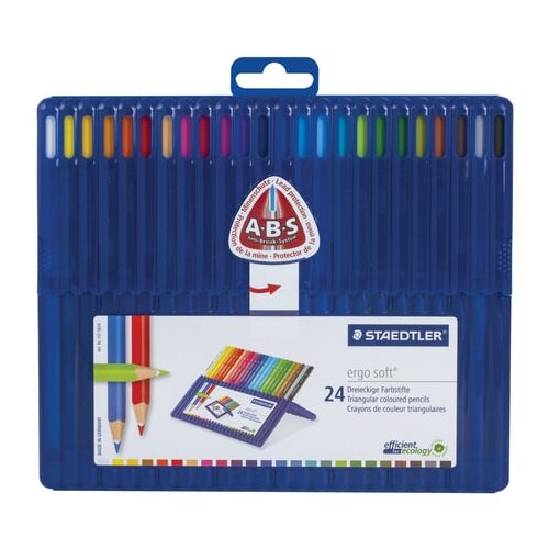 Staedtler Карандаши цветные Ergosoft, 24 цвета (157 SB24)