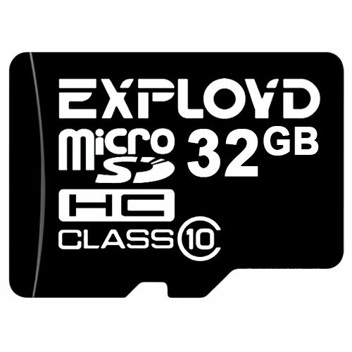 Карты памяти Карта памяти EXPLOYD microSDHC 32 ГБ Class 10, 1 шт.,