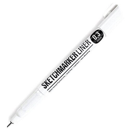 SketchMarker Ручка капиллярная, 0.3 мм, черный цвет чернил, 1