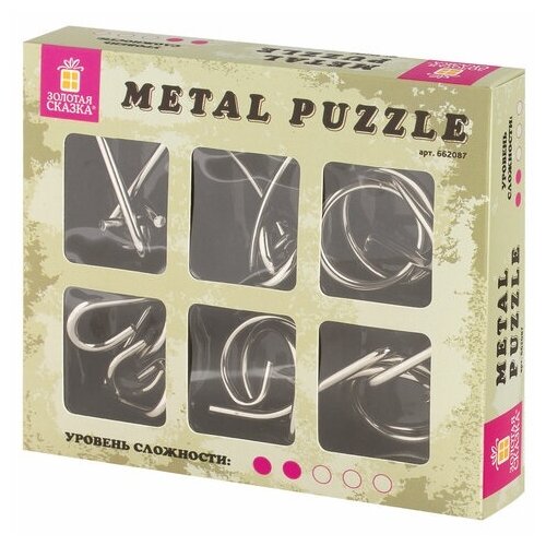 Головоломка Золотая сказка Metal Puzzle 662087 серебристый