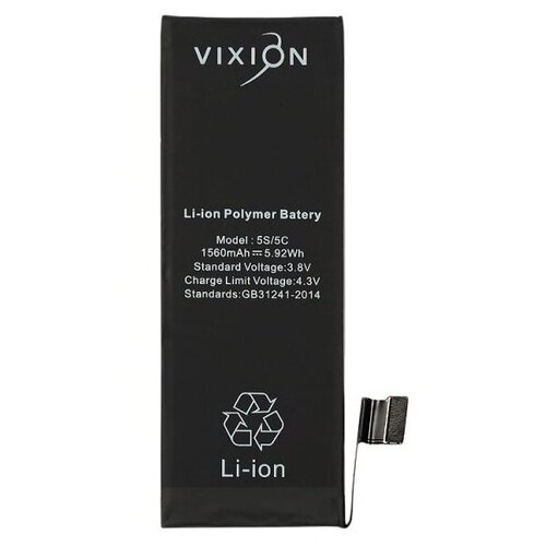 Аккумулятор для iPhone 5S/5C (Vixion) (1560 mAh) с монтажным