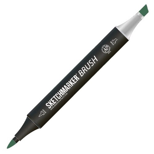 SketchMarker Маркер Brush, G110 forest green, 1