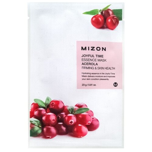 Mizon Joyful Time Essence Mask тканевая маска с экстрактом барбадосской вишни,