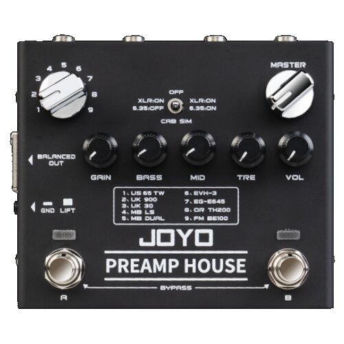 Joyo R-15-PREAMP-HOUSE-SIM Педаль эффектов