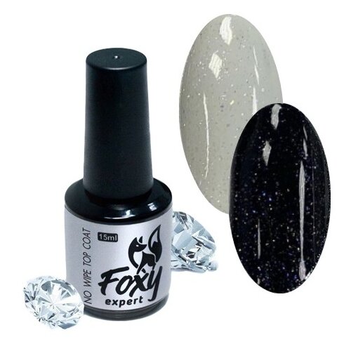 Foxy Expert Верхнее покрытие Rubber Top Gel SHINE, D24, 15 м