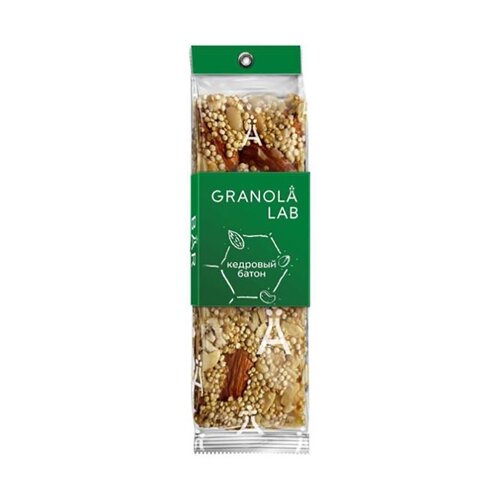 Ореховый батончик Granola.Lab без сахара Кедровый батон 40 г