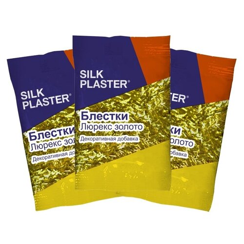 Блестки Люрекс Silk Plaster, Золотые Палочки