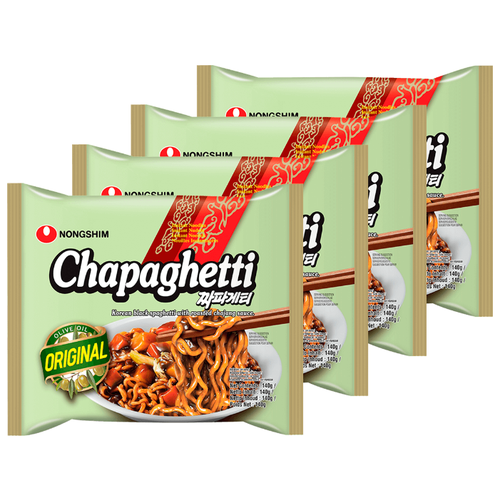 Лапша быстрого приготовления Чапагетти Nongshim, пачка 140 г х 4