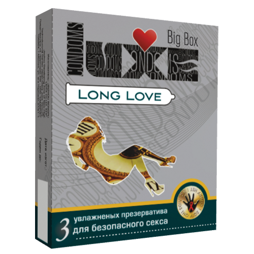 Презервативы LUXE ROYAL Long Love 3шт, 18 см