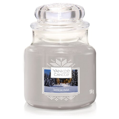 Yankee Candle / Свеча маленькая в стеклянной банке Уютный до