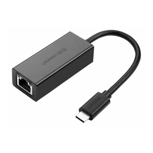 Сетевые адаптеры Сетевой адаптер Ugreen USB C 2.0 - LAN RJ45, 10/100 Мбит/с, 