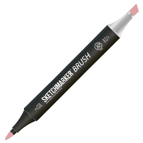 SketchMarker Маркер Brush, R52 pale rose, 2 мм, 2.5 мл