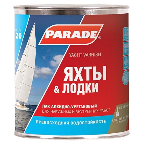   Яндекс Маркет Лак Яхтный Parade L20 Яхты & Лодки 0.75л Матовый, Алкидно-Ур